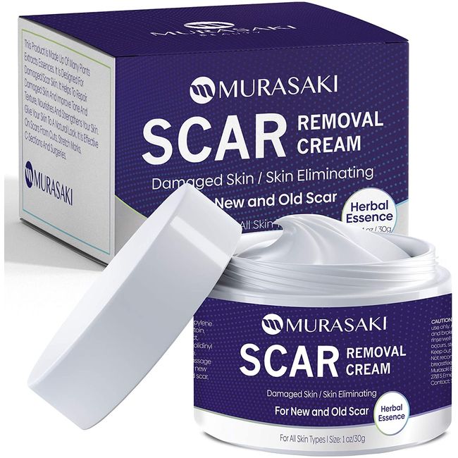 Scar cream,Scar removal,Scar treatment, Scar Removal Cream- stretch marks remover cream for All Skin Types, New and Old Scar-1 oz. / 30g