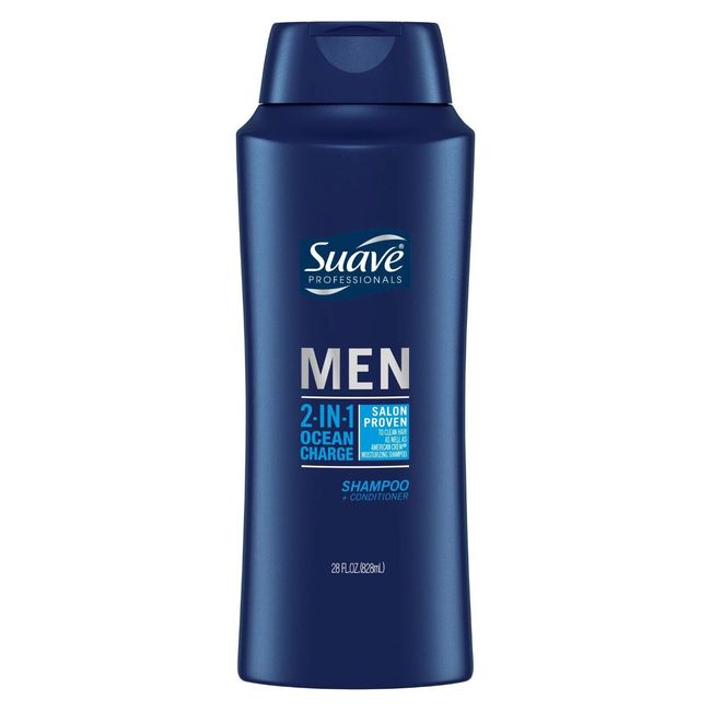 Suave Men 2-in-1 Ocean Charge Shampoo and Conditioner 28 fl oz