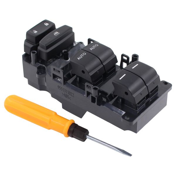 ApplianPar Front Driver Side Window Switch with Door Lock Switch for Honda Civic 2016-2021