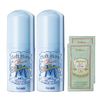 Deonature Men's Soft Stone W for Men, Cloak, Straight Antiperspirant Sticks x 2 + 1 Clean Soap