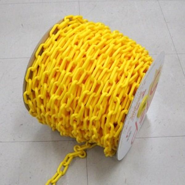 Plastic Chain Yellow Diameter 6 mm 50 m