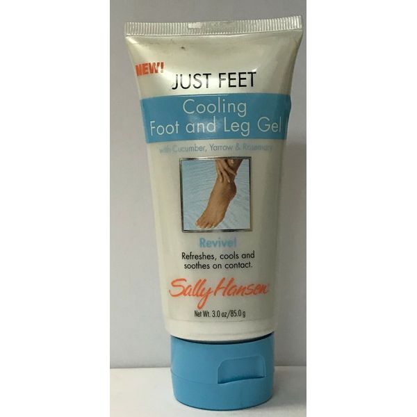 Sally Hansen Just Feet Cooling  Foot & Leg Gel 3 0z w cucumber,yarrow & rosemary