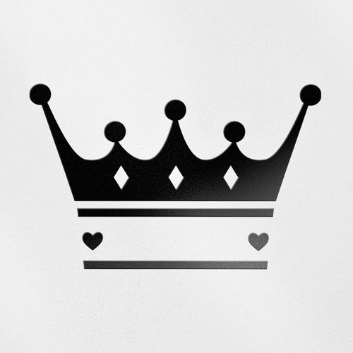 Decal Stickers of Princess Crown Split (Black) (Set of 2) Premium Waterproof Vinyl Decal Stickers for Laptop Smartphone Car Dirt Bike Wall Room Mason Jar Bathtub Door - BICVER1d77152BLW19Y24