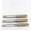 MaxTool 1/2-13 Hand Thread Taps Set Including Taper+Plug+Bottom HSS M2 Taps Set 13 TPI FULLY GROUND RIGHT HAND; HSF02W00R032
