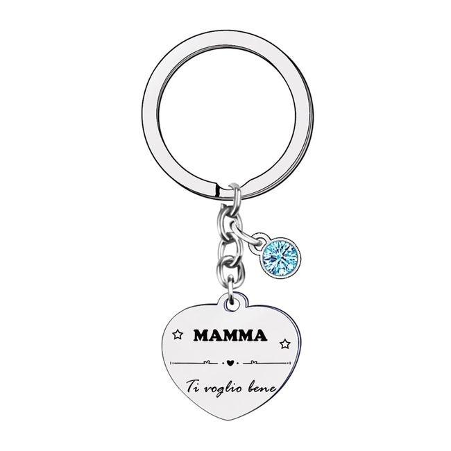 POIUYTRE Keychain Mom Woman Mother's Day Gift Mother's Day Gift Ideas Gift Gift Mom Gift Woman Gift Birthday Mom Gift for Mom Gift Mom Anniversary, 1, L