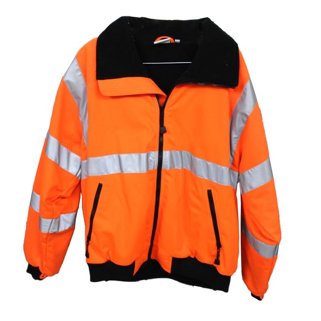 Duty Orange Emergency Reflective Jacket Large (See Description!!!)