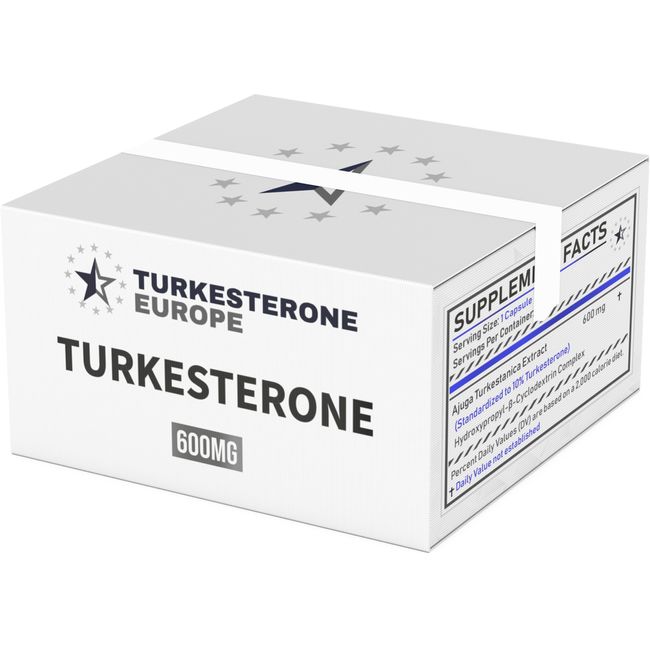 25 Bottles (600mg) - Turkesterone 10% Complex with Hydroxypropyl-β-Cyclodextrin