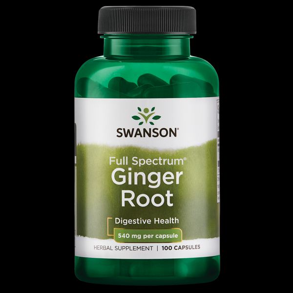 Swanson Ginger Root 540 mg 100 Capsules