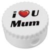 'I Love You Mum' Compact Pencil Sharpener (PS00046213)