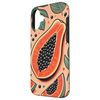 iPhone 16 Plus Tropical Papaya with Leaves Summer Vibe Case