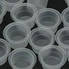 Disposable Ink Cups,500pcs Plastic Large Ink Pigment Cups #15 Ink Caps Large for Ink Supplies(500L)