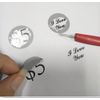 Youtei Scratch Seal, Round Shape, Round (Gray, 2 cm Round)