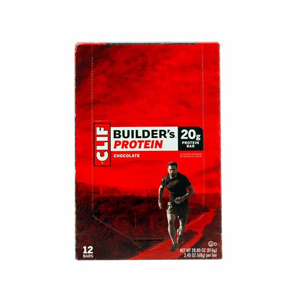 Clif Bar Builder's Protein Bars, Chocolate, 12 ct