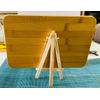 Engraved Couple Personalized Monogram EST year on Bamboo board Desk Decoration