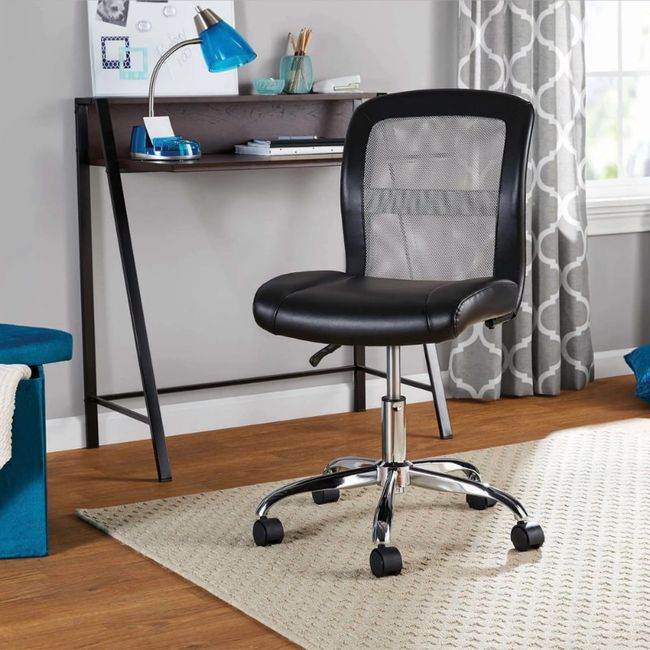 Mainstays Mesh Task Chair with Plush Padded Seat, Multiple Colors