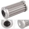 BARTOO 44mm 60 Micron Fuel Filter Element Replacement Stainless Mesh Compatible with AN6/AN8/AN10 Filter Accessories