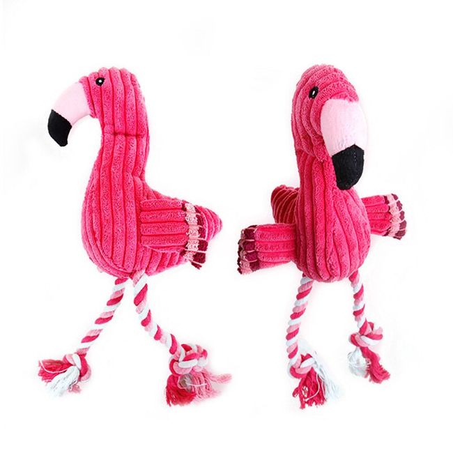 Squeaky Flamingo French Bulldog Toy