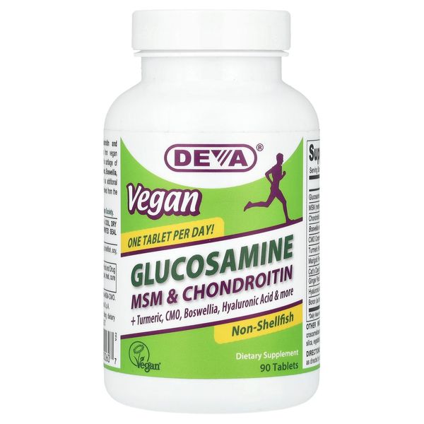 Vegan Glucosamine MSM & Chondroitin, 90 Tablets