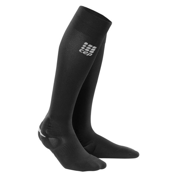CEP Women's Compression Full Ankle Support Socks, Black, Size II