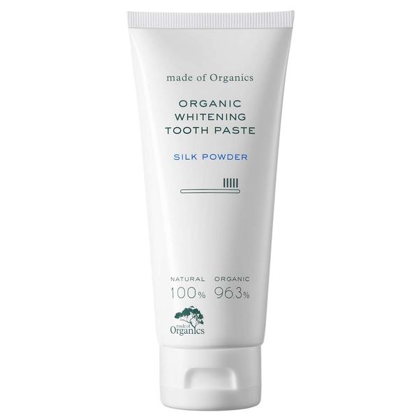 Made of Organics Whitening Toothpaste Silk Powder 100g 100g (x1)