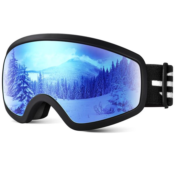 LOEO Kids Ski Goggle, Snow Ski Goggles for Kids Youth Teens Boys and Girls from 5-14