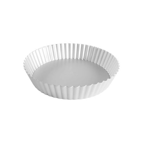 Fat Daddio's PFT-102 Round Fluted Tart Pan, 10 x 2 Inch