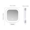 Double Sided Magnification Makeup Vanity Mirror Rechargable Travel Portable