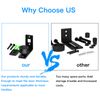 Adjustable Floor Guide Wall/Door Bottom Guide Sliding Barn Door Hardware Black