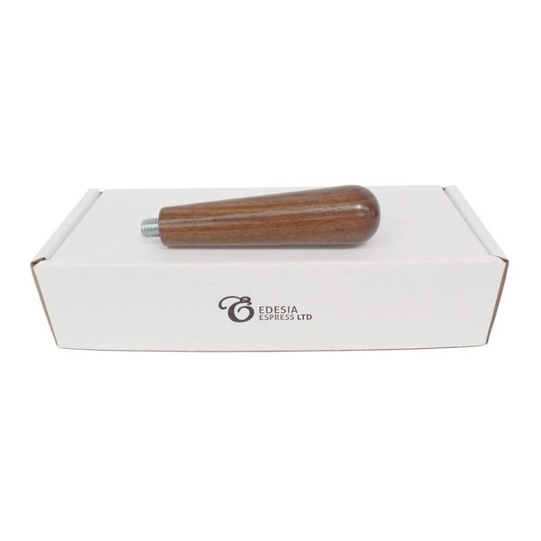 Edesia Espress Replacement Wooden Portafilter Handle, Solid Walnut Wood - M12 Screw Thread