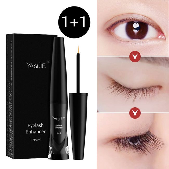 YASIJIE 1 1 Eyelash Nutrition Hypoallergenic Highly Concentrated Nutritious Eyebrow and Eyebrow Hair Growth Agent, 3ml, 2EA