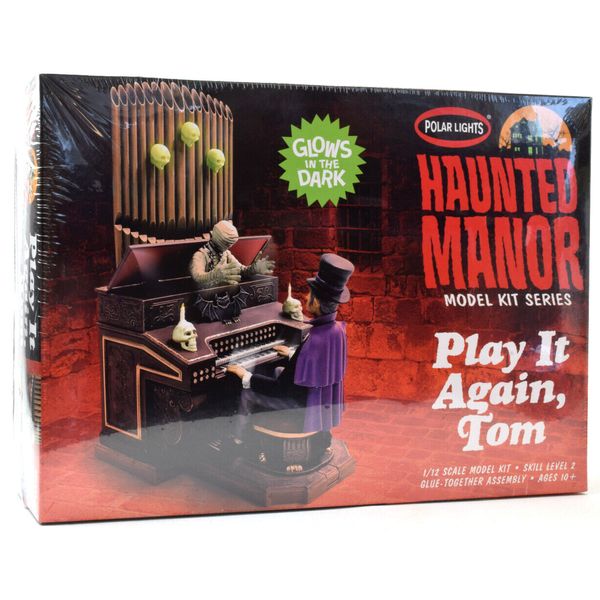 Polar Lights "Haunted Manor" Play It Again Tom 1:12 Scale Plastic Model Kit 984