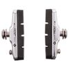 Cartridge Rennrad-Bremsschuhe, Silber/schwarz