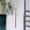 sleeklight Bathroom Light Pull Cord, String and Handle. Subtle Cube Effect, Modern Minimalistic Design (Soft Pink)