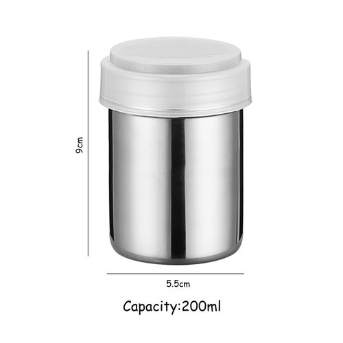 SLEEKEE 1 colino per farina, spargitore in polvere in acciaio inox, piccolo spargitore in polvere per cioccolato, spargitore per spezie, spargitore in polvere
