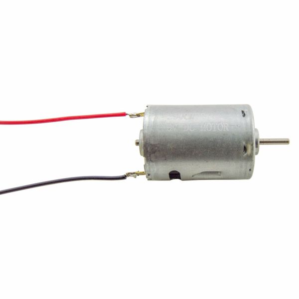 High Torque 9V DC Motor with Wire Leads Attached (1.48" Length x 1.08" Diameter)