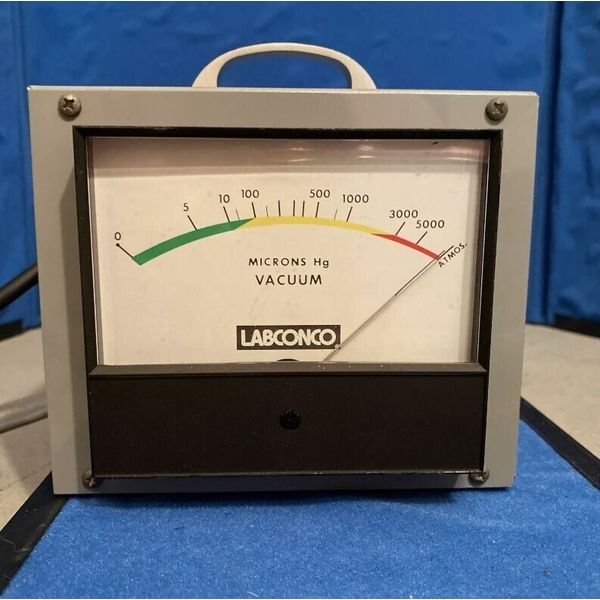 LABCONCO 75800-00 Vacuum Gauge for CentriVAP Concentrator Evaporator Centrifuge