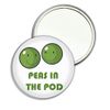 Peas in the Pod - 77mm Round Compact Mirror