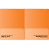 Vinyl Take-Home Folder - Orange (Pack of 24)