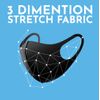 12 x Reusable Face Mask Black Fast Free Shipping