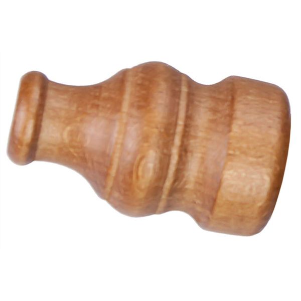 IANPAV Wooden finials 28mm Classic, 2Pc, Alder,