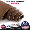 Chocolate Suede Headliner Fabrics Foam Backed 80"x60" Ceiling Replace Material
