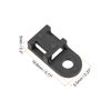 Rebower Cable Band Base Saddle Clip Manager [Keep Wire Clean] - Nylon / 4mm / Black / 50pcs