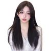 FESHFEN ウィッグ ロング ストレート かきあげ 前髪なし かつら ウィッグ センター分け レディーズ 女装 フルウィッグ セミロング カツラ うぃっぐ ぱっつん ロリータ コスプレ かつら wig 小顔 人気 自然 ファッション 日常 耐熱 可愛い ネット/櫛付き ブラックブラウン