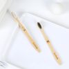 Bamboo Charcoal Toothbrush Extra Soft Bristle Natural Toothbrush 12 Pack