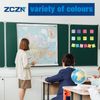 ZCZN 76 x 76 mm Sticky Notes, 100 Sheets/Pad, 4 Pads, Light Purple