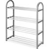Whitmor 4-Tier Compact Closet Shelves, Gray