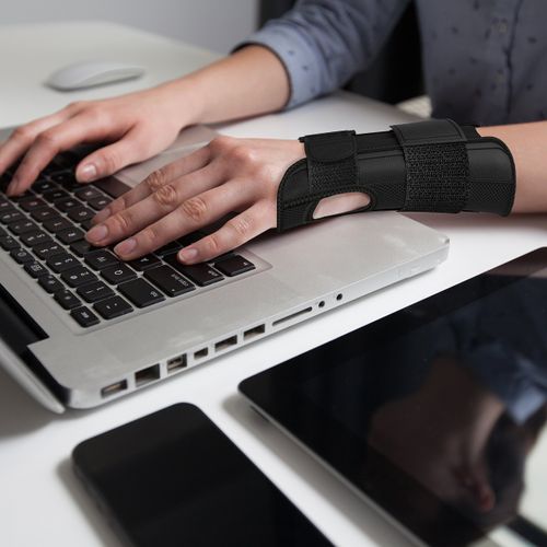 bonmedico Reno elastic wrist brace with metal splint, men and women