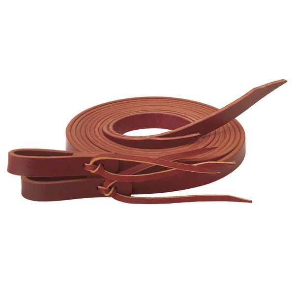 Weaver Leather Latigo Split Reins with Water Tie Ends, Burgundy, 1/2" x 8'