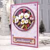 NMNGB Winter Wishes Decoupage Paper Book, 72 Sheets, Red, Rectangular, Premium Glossy Finish