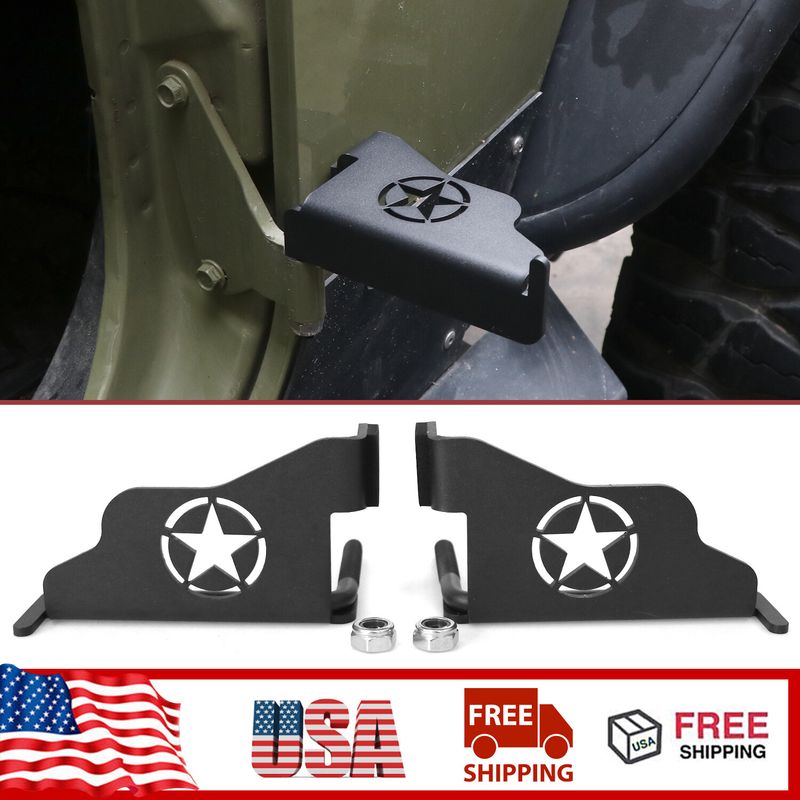 Jeep Wrangler JK Spatlappen achter zijde - Mobility Group Haaker